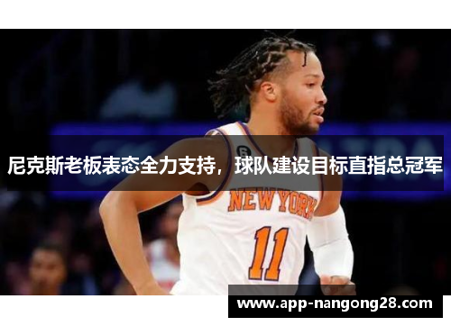 尼克斯老板表态全力支持，球队建设目标直指总冠军